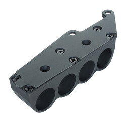 Isolated sidesaddle shotshell carrier