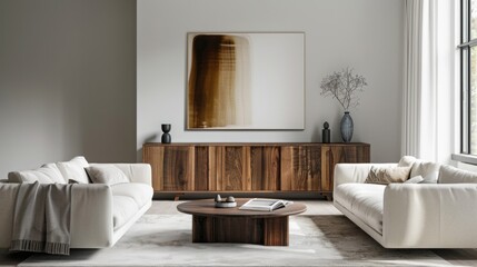 Modern Living Room - Open Floor Plan