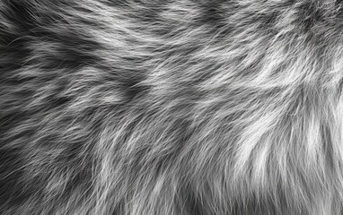 Fototapeta premium Natural animal fur texture. Closeup wool. Wallpaper warm background.