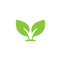 Ecology icon. Eco sign. Environment concept. Green leaves. Sustainability concept. Vector