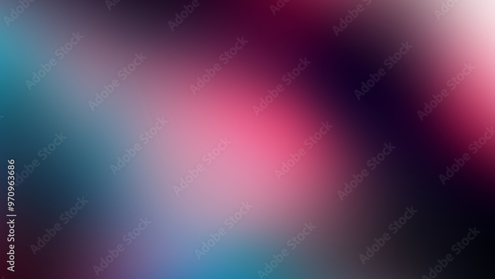 Poster Abstract Digital grainy gradient with a colorful soft noise effect. A unique blend of vintage vibes and lo-fi VHS Glitch Texture.