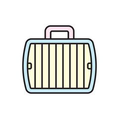 Pet animal box icon vector design templates