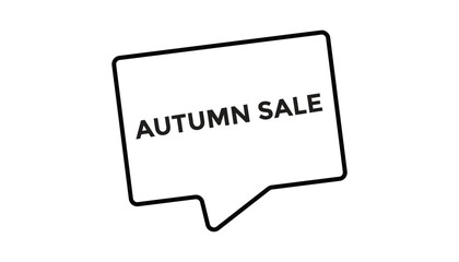 Autumn sale button web banner templates. Vector Illustration 
