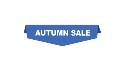 Autumn sale button web banner templates. Vector Illustration 
