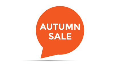 Autumn sale button web banner templates. Vector Illustration 
