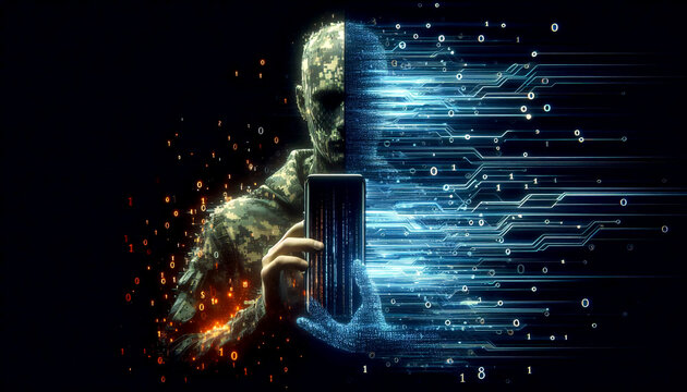 Hacker mit Tablet, Hacker Konzept der Cyberkriminalit&auml;t, Cybersicherheit