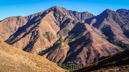 The landscape of Imlil Valley in Morocco