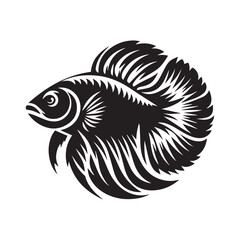 Fototapeta premium Creative Set Of A Fish Vector Design.