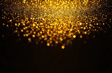 background with golden bokeh lights