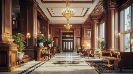 Obraz premium Grand Lobby Interior Design