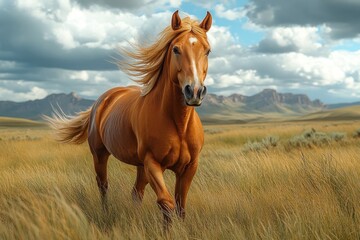 Obraz premium A Powerful Run