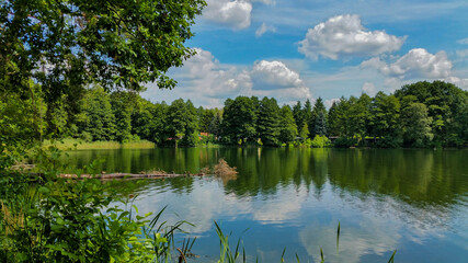 Seenlandschaft im Sommer Land Brandenburg