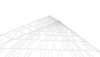 Fototapeta premium architecture building vector 3d rendering