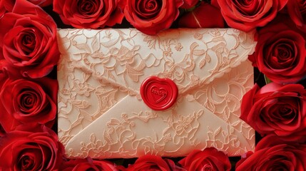 a Valentine's Day envelope