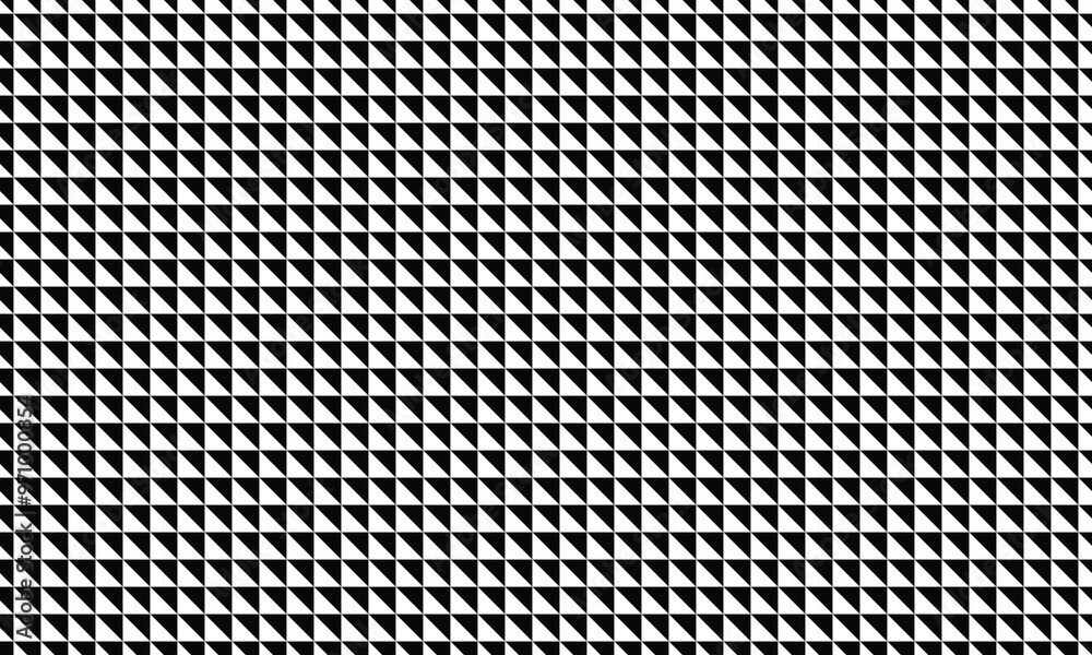 Poster triangular pattern. black and white geometric high contrast design with a dynamic and sharp visual e