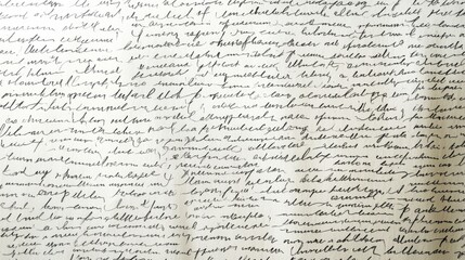 Abstract background handwritten vintage style letter in cursive. Script, calligraphy ink writing