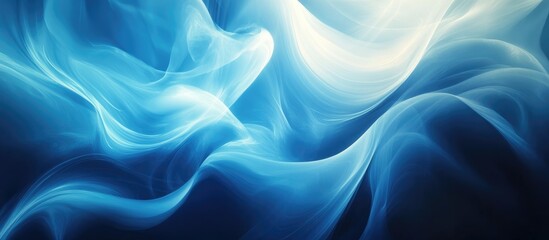 Obraz premium Abstract blue background featuring striking light and dark accents Surreal Art Nouveau wall canvas ideal for your wallpapers design projects and artwork