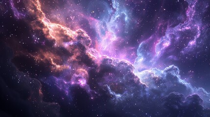 Obraz premium Captivating Cosmic Tapestry Interstellar Masterpiece of Celestial Wonders