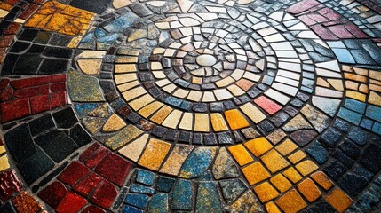 Fototapeta premium Mosaic Tile Pattern