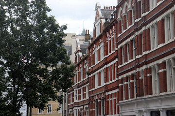 Altbaufassaden im Zentrum von London
