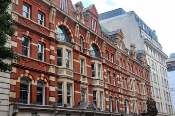 Altbaufassaden im Zentrum von London