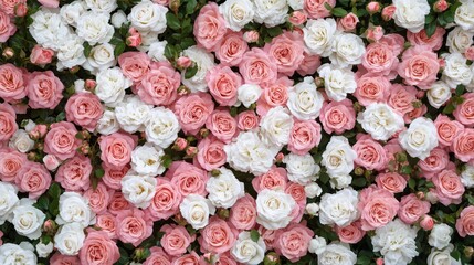 Romantic spring floral wall for wedding or event decor