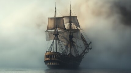 Fototapeta premium Pirate ship