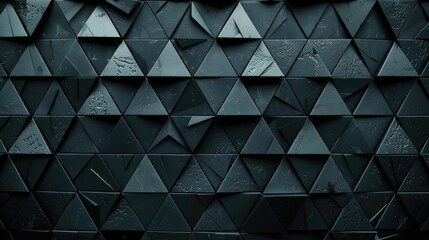 Obraz premium Repeating triangular motifs with a matte finish