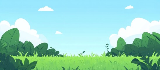 Large Area Of Freshly Cut Grass Well Maintained Lawn For