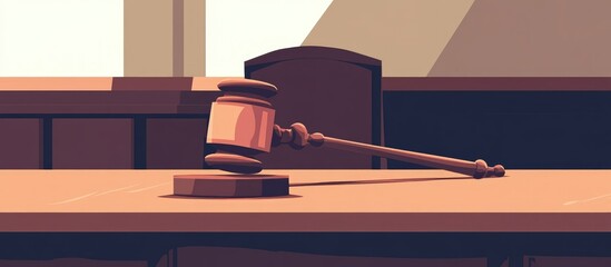 Judge S Mallet In A Courtroom Setting Symbolizing Justice And Law