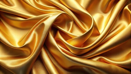 Fototapeta premium Gold fabric silk texture with a luxurious sheen , gold, fabric, silk, texture, luxurious, sheen, background, elegant, shimmering
