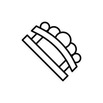 recommend clip art: Hair clip outline icons, minimalist vector illustration ,simple transparent graphic element .Isolated on white background