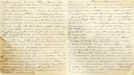 Background with Intricate and Beautifully Handwritten Manuscript with Valuable Historical Insights