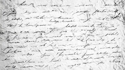 Abstract background handwritten vintage style letter in cursive. Script, calligraphy ink writing