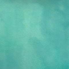 watercolor abstract background, texture of old paper, spreading turquoise paint with brush strokes and ink drops,  fringe bleed stains and blobs