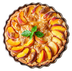 PNG Fresh Peach Cobbler peach produce dessert.