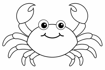 Fototapeta premium cartoon crab cartoon