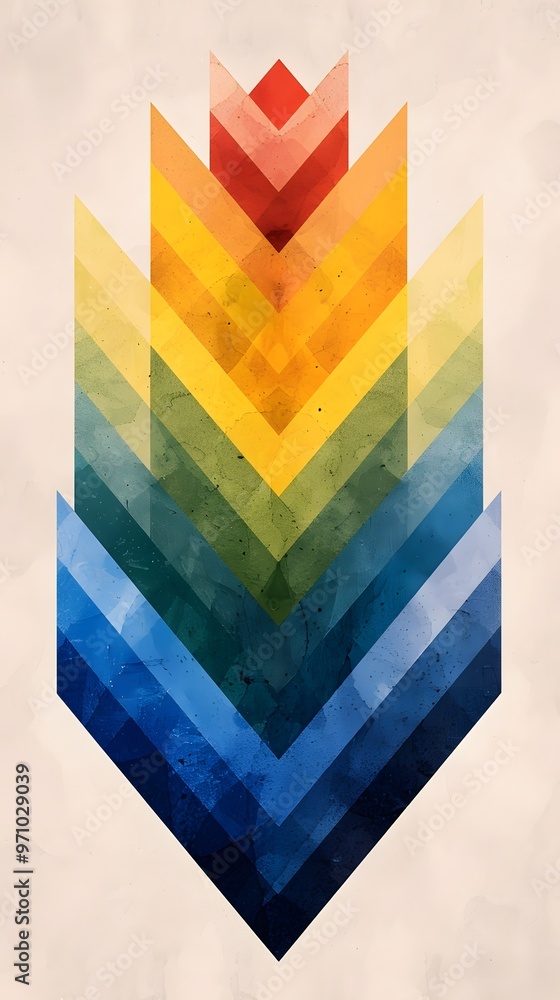 Poster abstract background with squares