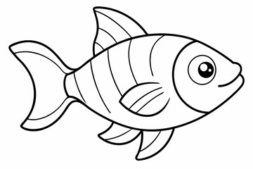 illustration of cartoon fish
