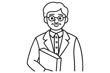 illustration of a businessman