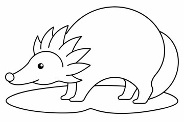 hedgehog with a hedgehog