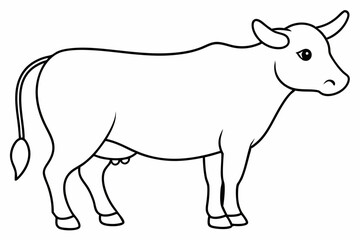 illustration of a cow