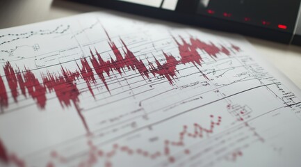 Earthquake monitoring seismograph analysis for geological research and emergency preparedness