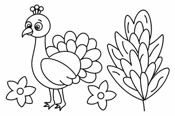 hand drawn vector illustration of an apple