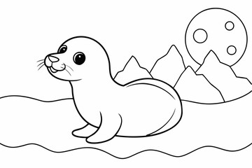 seal cartoon book