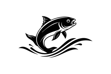 black and white fish