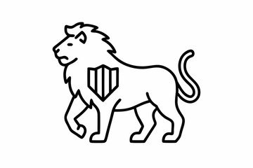 illustration of a lion