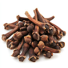 Fototapeta premium clove exotic tropical spices on isolated white background