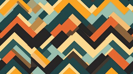 Chevron pattern continuous background