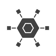 Big Data Glyph Icon